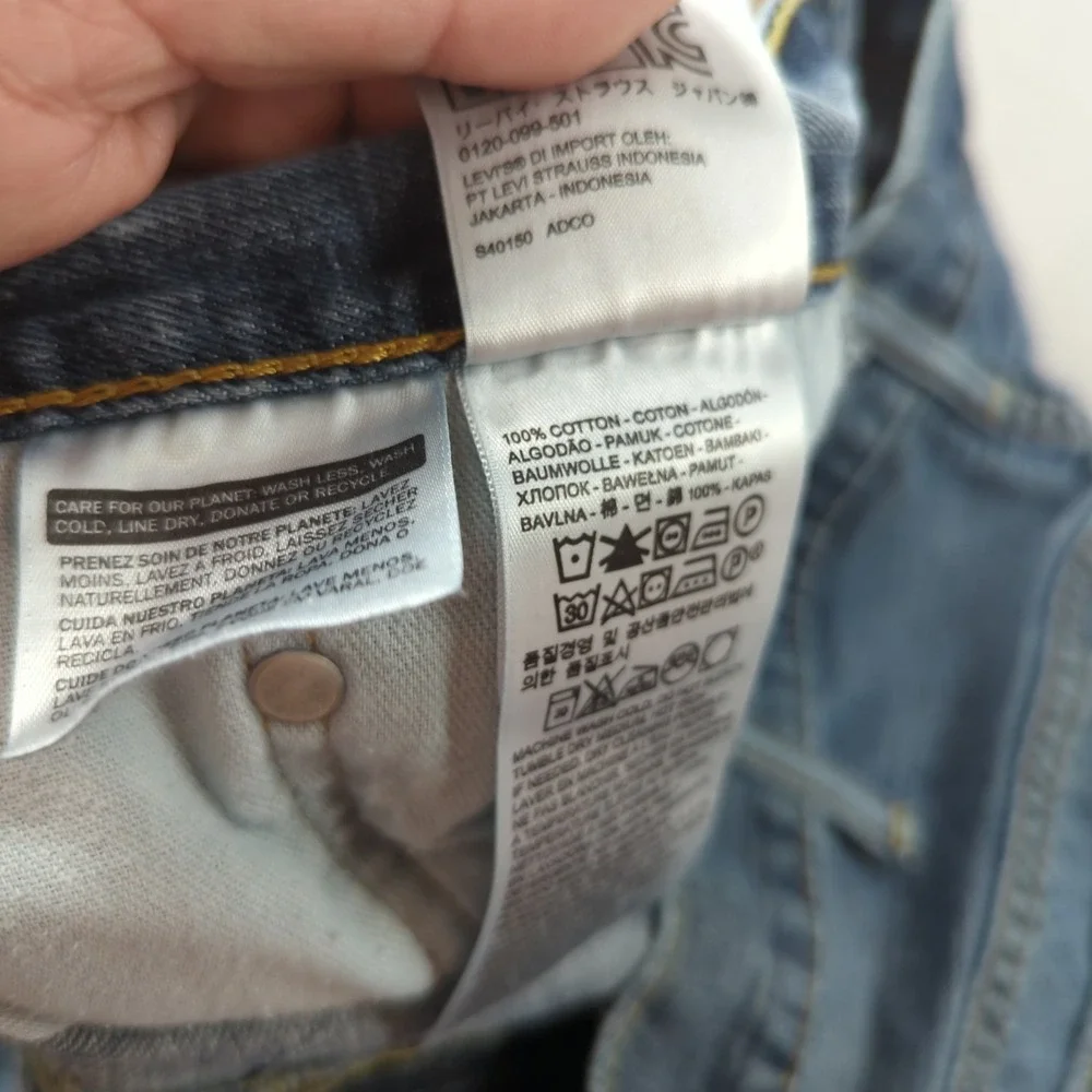 Levis Jeans Mens 38x30‎ Blue 569 Loose Relaxed Classic Western Baggy